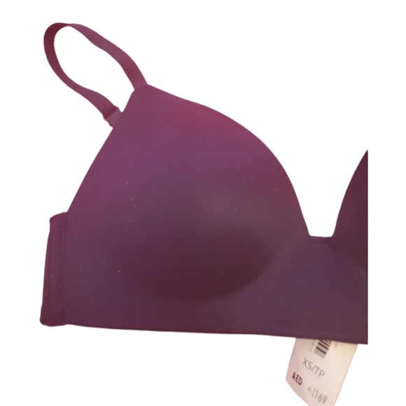 LA SENZA Navy Blue Wire Free Push Up Bra - Size XS, 32A - Picture 2 of 3